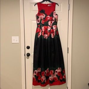 Floral formal gown